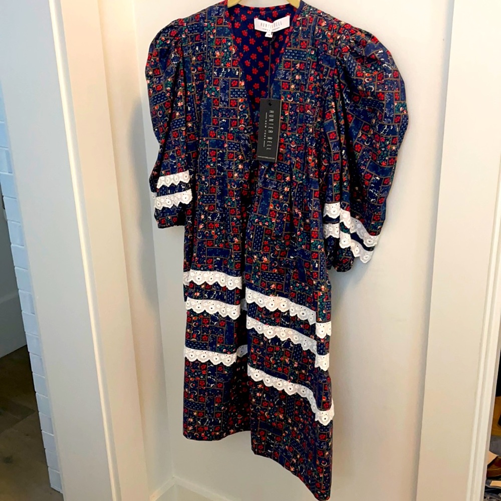 Hunter Bell NWT Jenkins patchwork dress XS